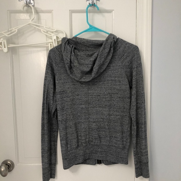 Nike Zip Up Heather Grey Sweatshirt - Picture 6 of 7